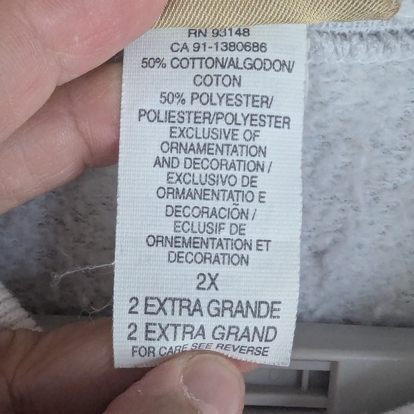 Noah's Ark Embroidered Sweatshirt With Collar Top Stitch Vintage 2XL Light Stain - Picture 11 of 15